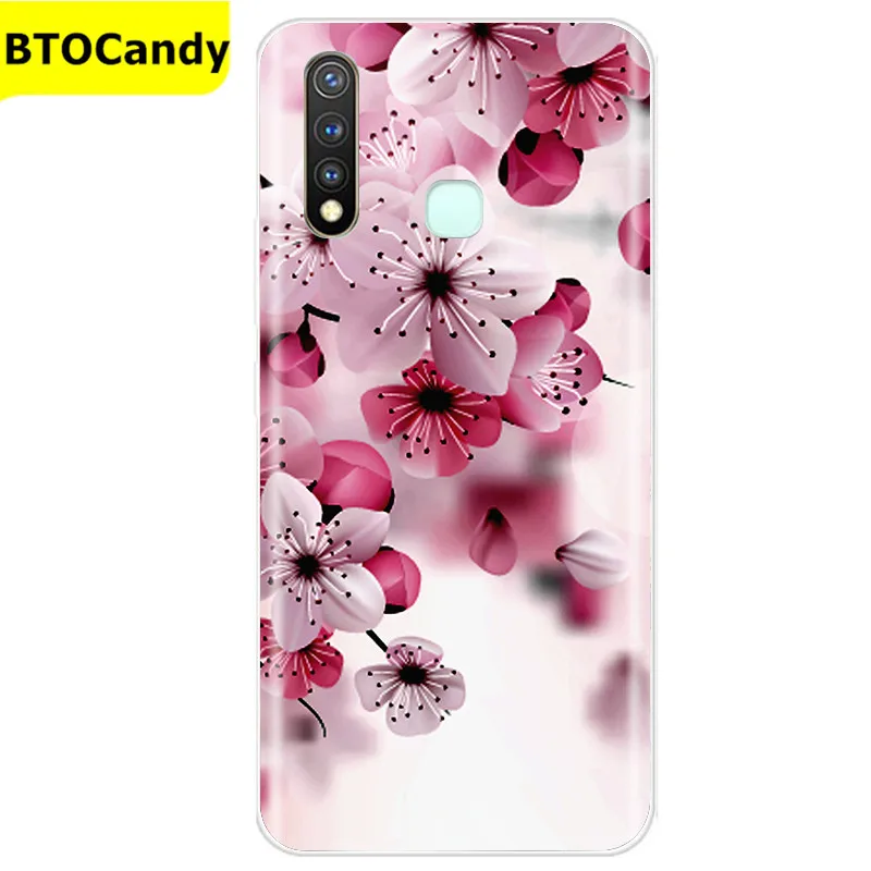 For Vivo Y19 Case Silicone 6.53 Phone Back Cover Phone Case for vivo 1915 Y19 Case vivoY19 Y 19 Case Fundas Etui Bumper Coque waterproof phone bag Cases & Covers