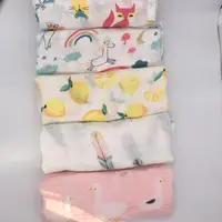 Baby Muslin Swaddle Blankets 70%bamboo + 30%cotton Baby Blanket Newborn Bath Towel Muslin Diaper 1