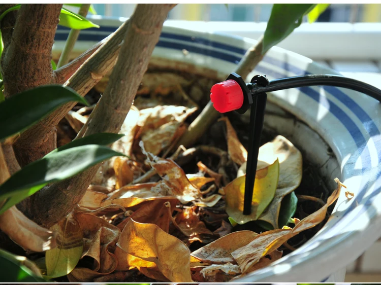 5 м~ 25 м система капельного орошения «сделай сам» автоматический полив садовый шланг микро-капельные садовые наборы для полива с регулируемыми капельницами