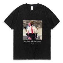 

Ranboo My Beloved Merch T Shirt Men Women Funny Graphic Print Tee Shirt Costume Casual T-shirt Short Sleeve Summer Street Tees