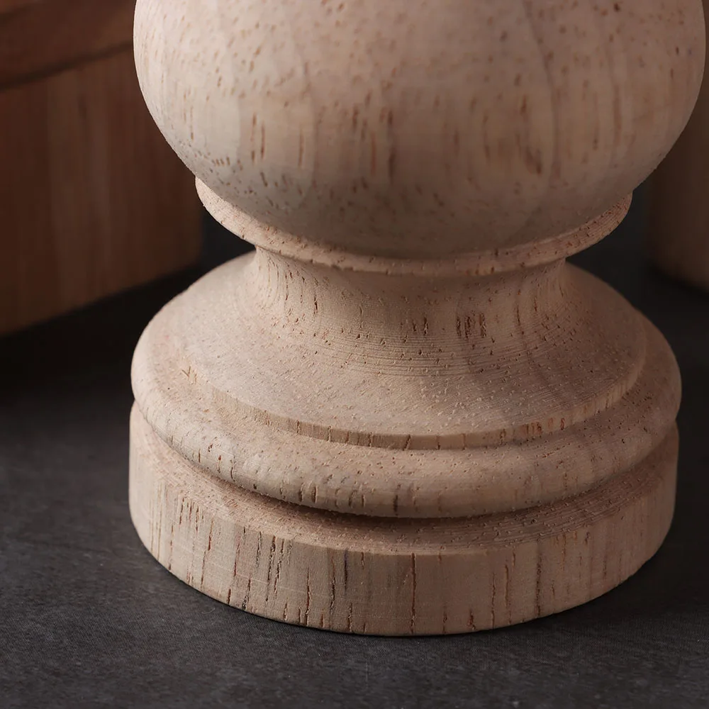 Wooden Furniture Legs European Style Solid Wood Carved Furniture Foot Legs TV Cabinet Seat Feets Vintage Home Decor Crafts Accessories