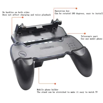 

Wireless Gamepad for Android IOS Handle Controller Assist Joystick Remote Control For Mobile Phone Game Console Accessories S01