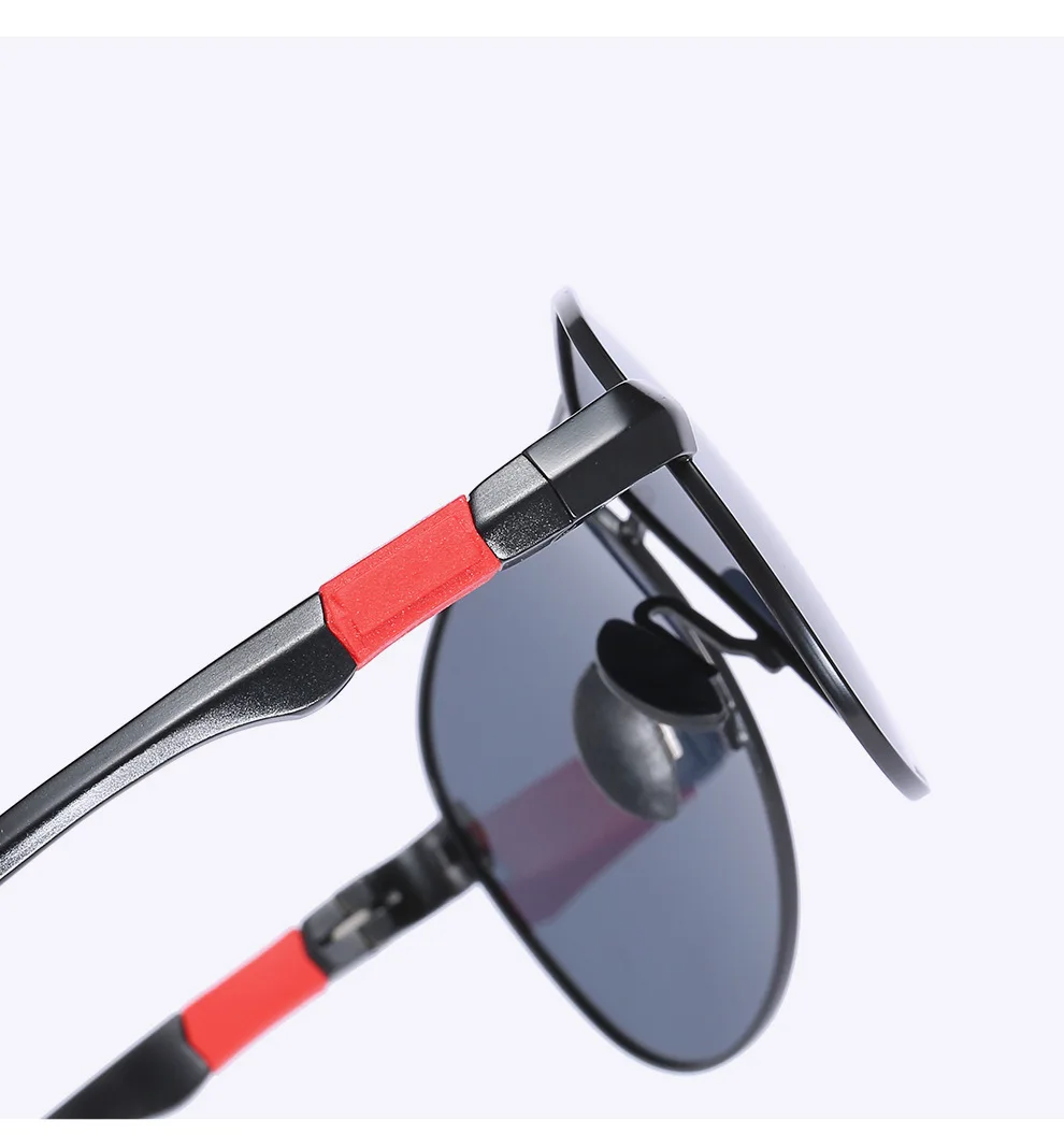 SHAUNA, высокое качество, мужские негабаритные Классические поляризованные солнцезащитные очки пилота, оправа из алюминиево-магниевого сплава, зеркальные линзы, мужские очки
