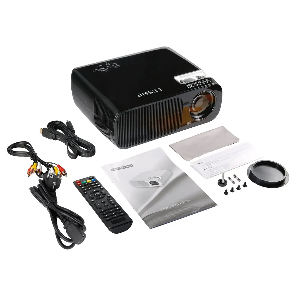 

Video Projector 2600 LM Home Cinema Theater Support 1080P HD 3D with 5.0 Inch LCD TFT Display + Free HDMI BL20