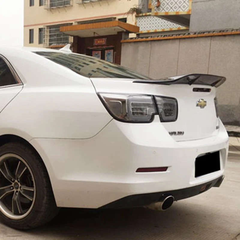 

For Chevrolet Malibu Spoiler 2012 13 14 15 16 17 18 Year Glossy Carbon Fiber/FRP Rear Wing R Style Accessories Car Refitt