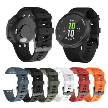 

Anti-scratch Silicone Wrist Strap Sports Watchband for GArmin Forerunner45/45s