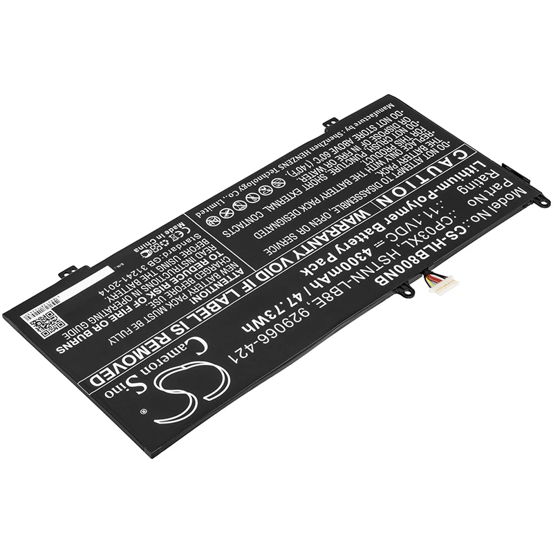 Cameron sino 4300 мА/ч, батарея для спектр 13-ae006no X360 929066-421 929072-855 CP03060XL CP03XL HSTNN-LB8E