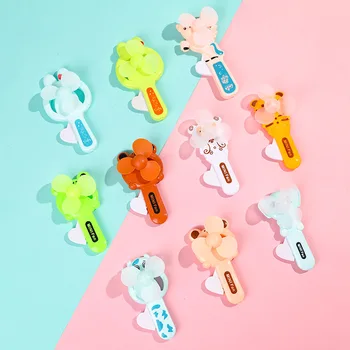 

Summer Creative Cool Cartoon Hand Pressure Fan Small Fan Students Children Mini Portable Hand-Held Manual Small Fan
