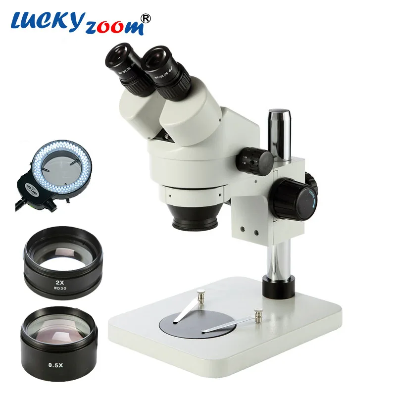 

Professional 3.5X-90X Binocular Microscope Set Portable Continuous Zoom Stereo Microscope PCB Phone Repair Binocular Microscopio