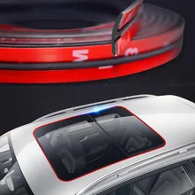 2 м автомобильные резиновые уплотнительные полоски протектор уплотнения стикер оконный край лобовое стекло крыша резиновая уплотнительная полоса шумоизоляция аксессуары