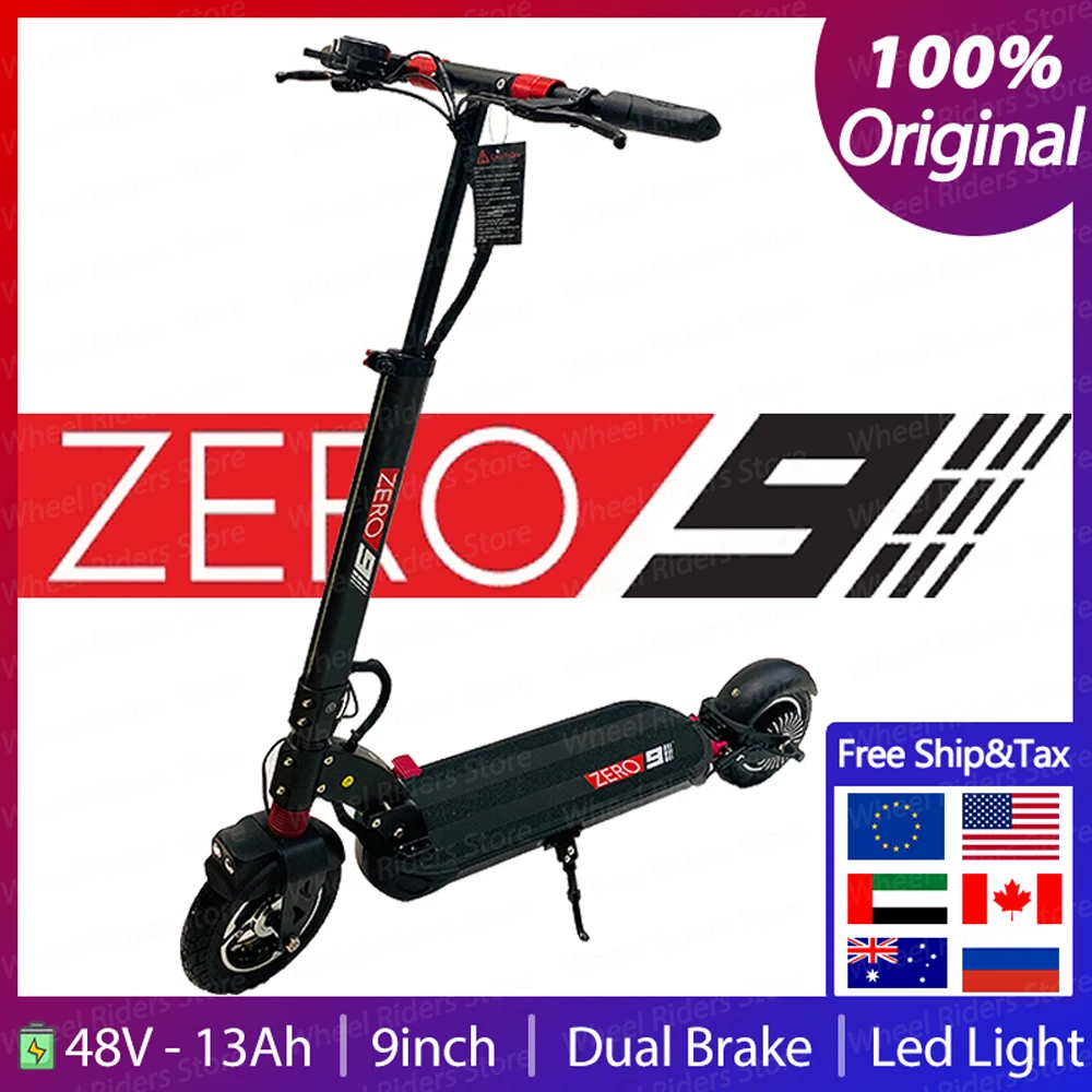 ZERO Original 48V 600W Scooter a estrenar patineta eléctrica de dos ruedas kick scooter|Scooter eléctrico| - AliExpress