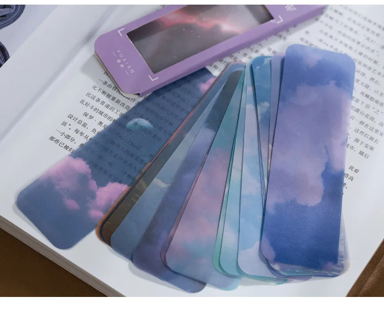 20 Sheets Scrapbooking Deco Craft Paper Bookmark for Teachers Students Classroom Rewards Supplies