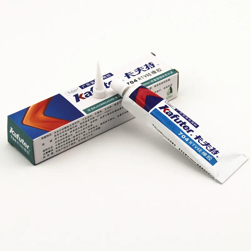 704 705 практичный RTV tsilicone клей белый черный силиконовый клей для промышленного оборудования электронных компонентов склеивания