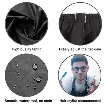 

1PC Pro Adult Waterproof Salon Hair Cut Hairdressing Cloth Barbers Home Dropshipping Cape Management Release Gown L7V5