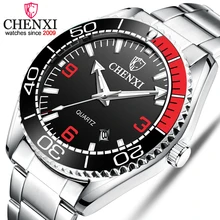 CHENXI часы мужские новые модные кварцевые часы мужские лучший бренд класса люкс Бизнес наручные часы Мужские Хронограф Relogio Masculino