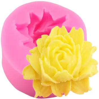 

Chrysanthemum Flower Silicone Mold 3D Craft Soap Resin Clay Molds Chocolate Candy Cupcake Topper Fondant Cake Decorating Tools