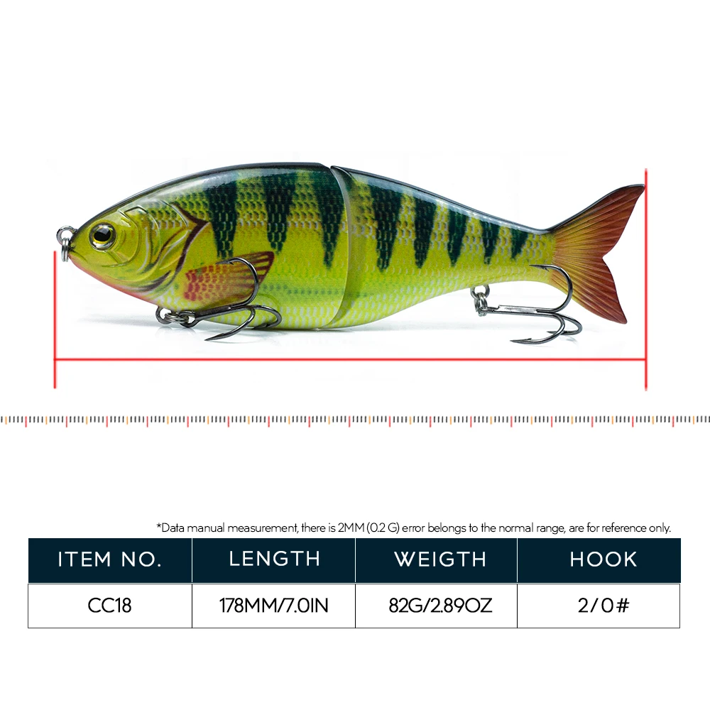 Hanlin Multi Jointed 178mm 82g Shad Glider Swimbait Fishing Lures Hardbody  Slow Sinking Bass Pike Lures Fishing Bait Tackle - AliExpress