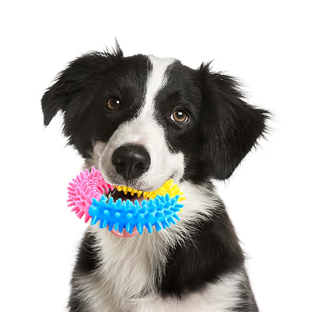 

Pet Dog Rubber Ring Dog Toys Pet Supplies Puppy Interactive Chew Toys For Small Dog Bite Resistant Cleaning Teeth Training