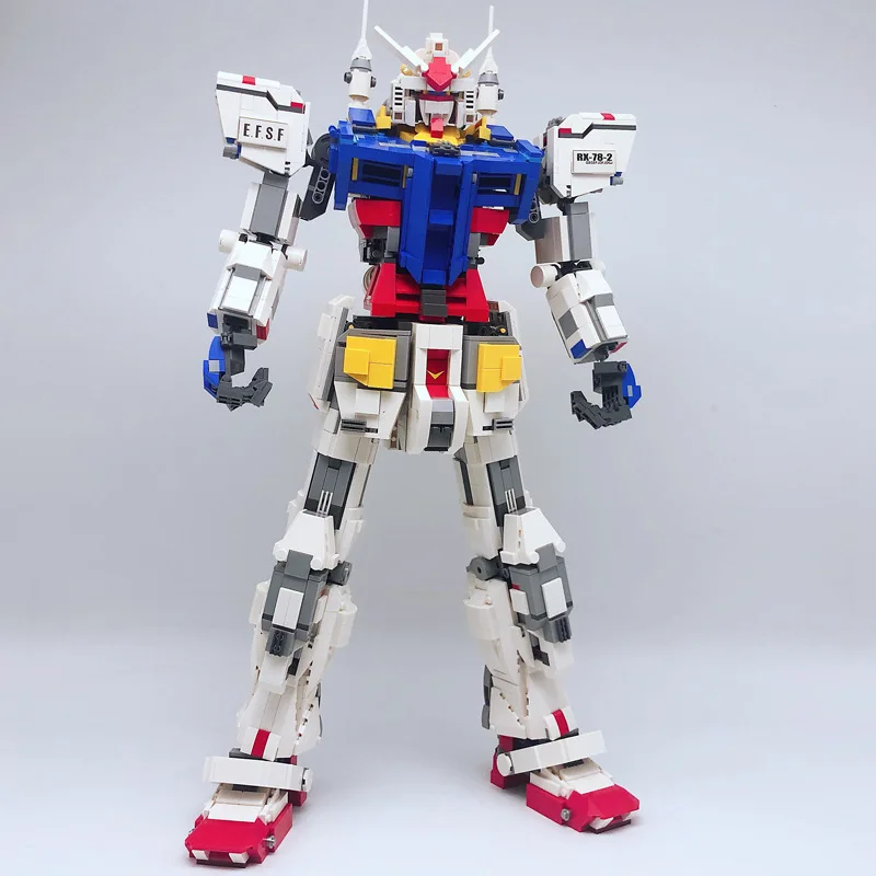 Новинка 2020 DIY робот трансформер Mecha Gundam строительные блоки кирпичи Шмель NZ 666 kshtribe игрушки для детей