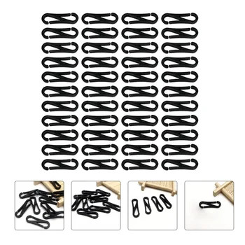 

100pcs DIY Plastic Hook Mask Rope Hanging Hooks Hoist Buckle Rope Buckles