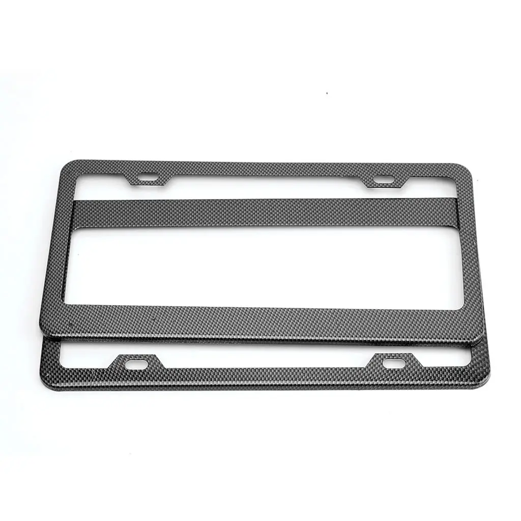 High Quality 2pcs Car License Plate Holder Mount Bracket Front/rear
