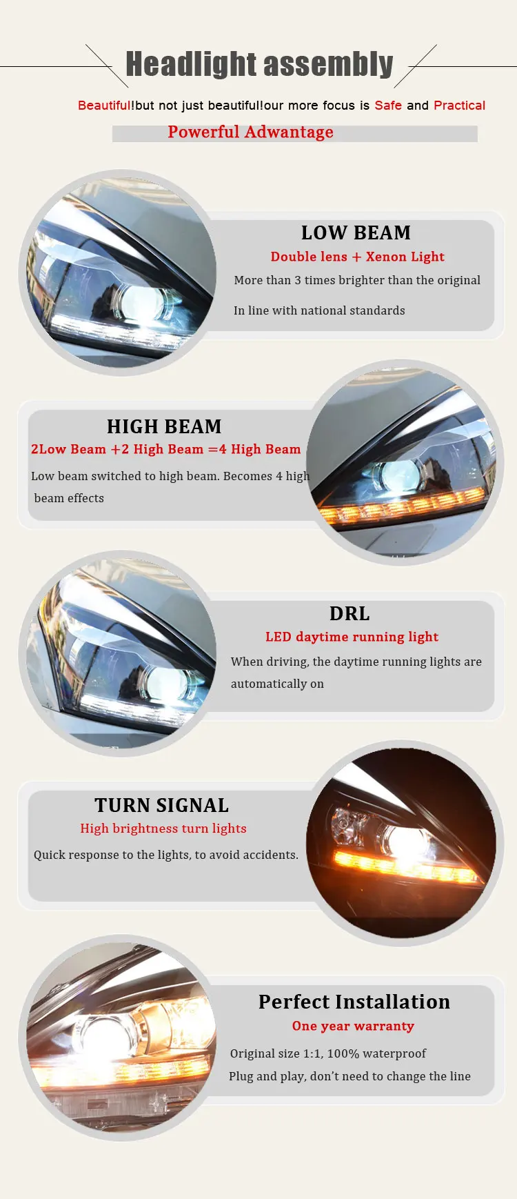 Автомобильный стиль светодиодный фары для Nissan TEANA 2008- для TEANA Головной фонарь светодиодный двойной луч H7 Ксеноновые Биксеноновые линзы
