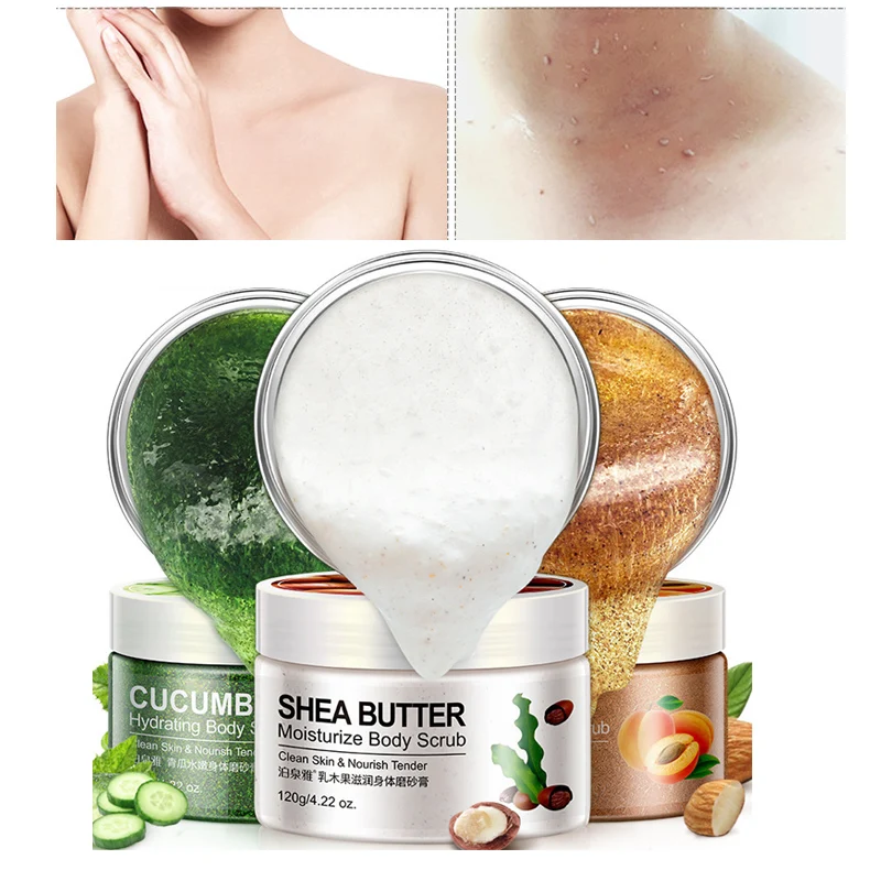 

Exfoliating Face Cream Body Scrub Peeling Foot Hand Cucumber Organic Facial Scrubs Exfoliante Deep Cleaning Dead Skin Care P