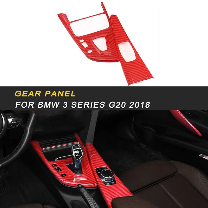 

Auto Car Gear Shift Central Control Panel Trim Sticker Cover Frame Interior Accessories For BMW 3 Series F30 2012-2018