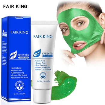 

40g Green Tea Face Peel Mask Blackhead Remover Acne Treatment Nose Oil-control Mud Pore Strip Mask Peel Off Mask Skin Care TSLM1
