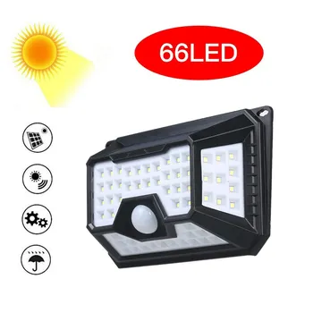 

NEWKBO 136 LEDs Solar Light PIR Motion Sensor Wall Lamp IP65 Waterproof Super-bright LEDs Light for Garage Driveway Pathway Yard