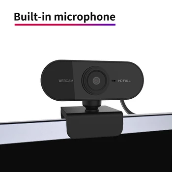 

1080P HD 5MP Computer Camera USB Web Camera Webcams Built-In Sound-absorbing Microphone 1920 *1080 Dynamic Resolution Dropship