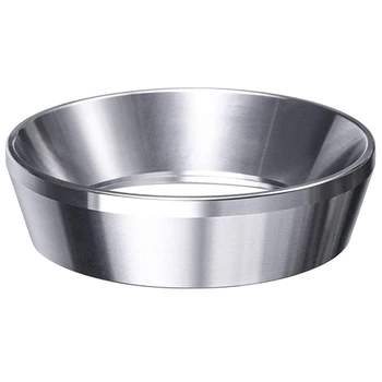 

54mm Espresso Coffee Hopper Stainless Steel Coffee Hopper Ring Powder Ring Grinder Anti-Flying Powder Coffee Maker Accessories f