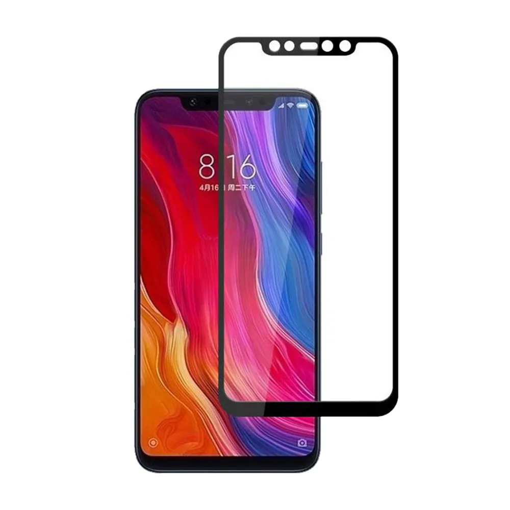 Ouhaobin Закаленное стекло пленка для Xiaomi Pocophone F1 3D полное покрытие изогнутое