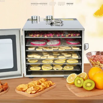 

220V 6-Layers Fruit and Vegetable Snack Dryer Snack Dehydrator Food Dehydrator Dehydrator Snack Snacks