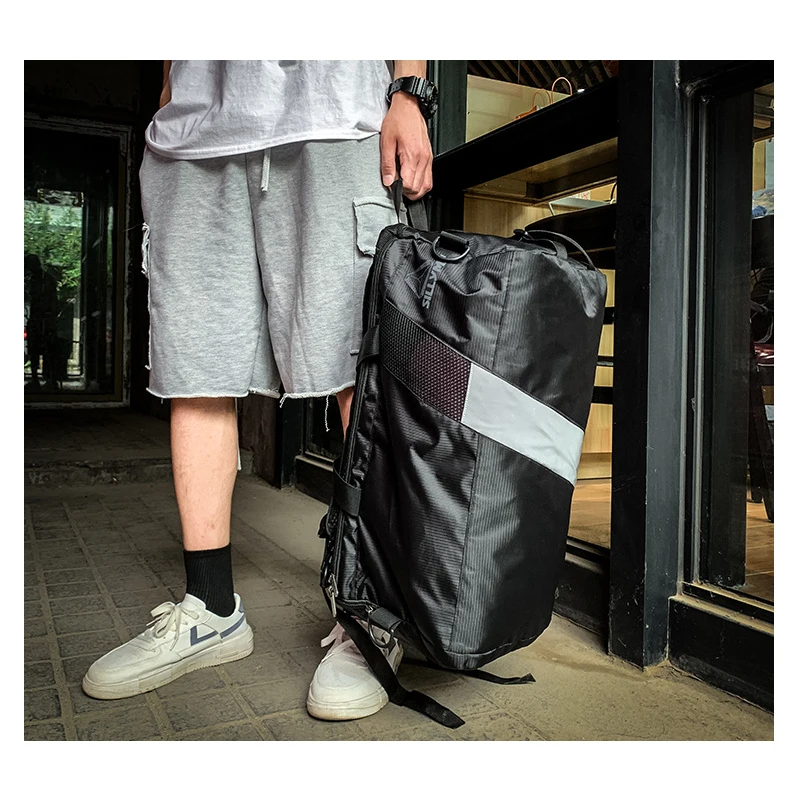 GYM Fitness Handbag Sports Bag Women Men Lightweight Travel Backpack Trainning Shoes Tennis Bag Fashion Reflective Weekend Bag