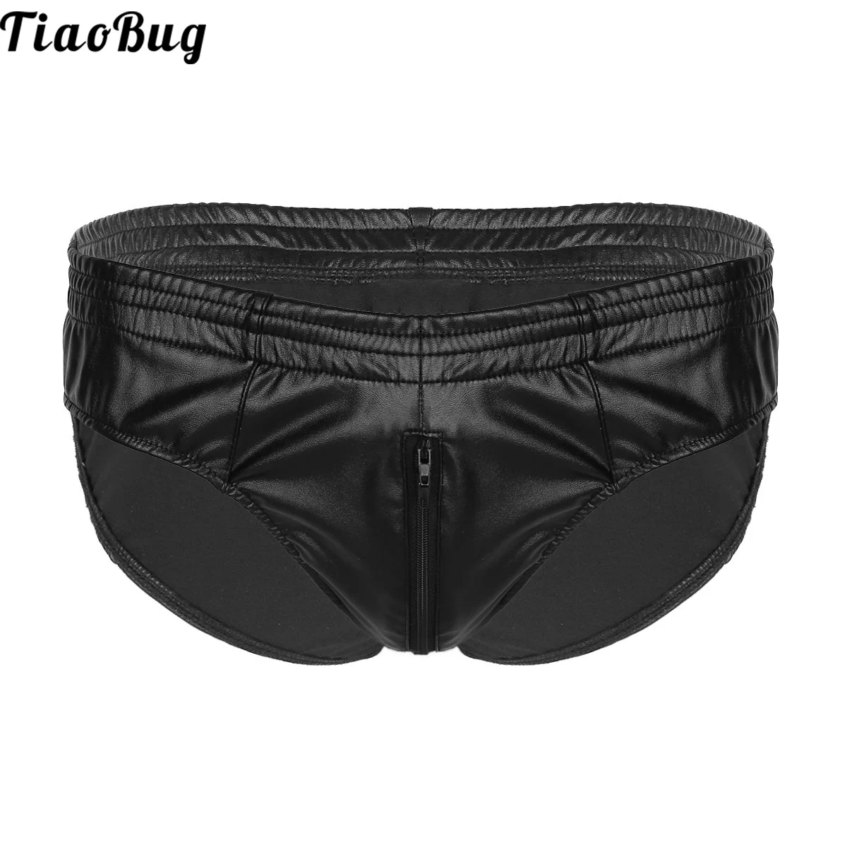 Мужские трусы-плавки TiaoBug из искусственной кожи Размеры M/L/XL/XXL/XXXL цвета в