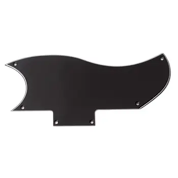 

PVC Guitar Pickguard 5 Screw Hole 193MM Black Guitar Pick Guard Guitar Parts for SG Electric Guitar Music Instrument Accessories
