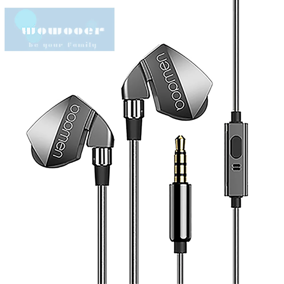 

Earphones High Sound Insulation High Resolution with Mic and Remote Control High Sound Quality 3.5mm Plug In-Ear Headphones