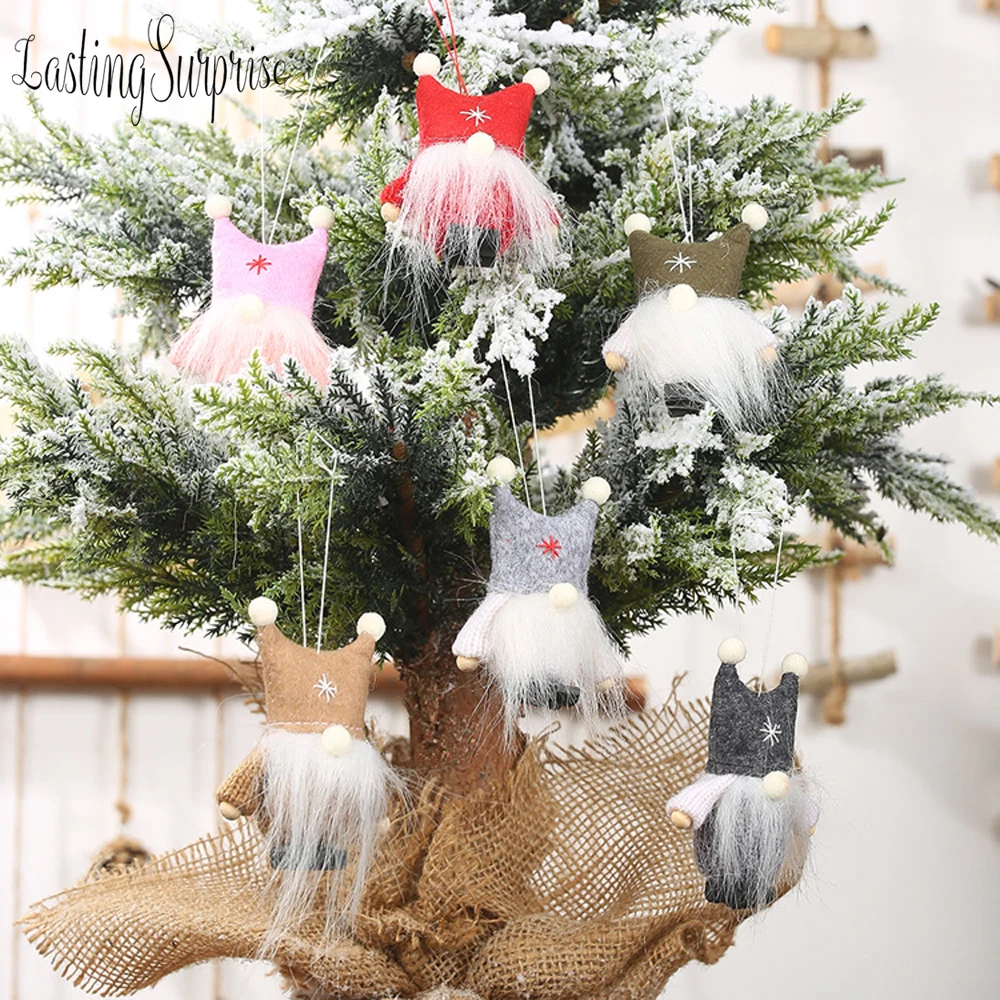 2020 рождественские безликие Куклы Орнамент скандинавские земли Бог Санта Клаус