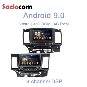 

HD Android 9.0 For MITSUBISHI Lancer 2006-2012 2014 2015 4GB RAM 8 Core Car DVD Player GPS map car RDS Radio wifi Bluetooth 4.0