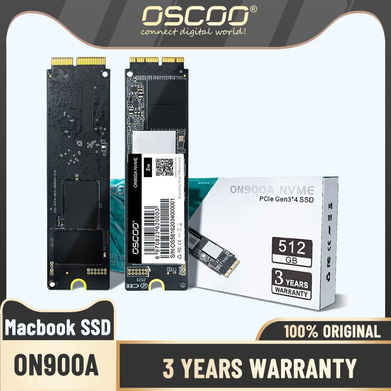 Фото Жесткий диск OSCOO SSD ON900A PCIe NVME для Macbook pro 2015 M2 NVMe Mac/MacBook Air/iMAC 2013-2017 | Компьютеры и офис