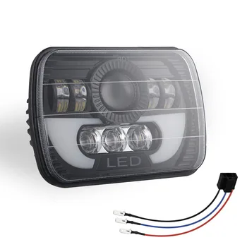 

For LED headlamp 300W and 5x7, front beam LED high and sealed jeep wranger and j Cherokee XJ
