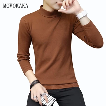 

Autumn Winter Cashmere Sweater Men Turtleneck Pullover Men Korean Sweater Male Slim Fit Sweaters Top Sweater Man Casual Pull Men