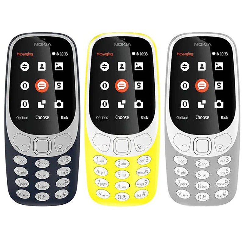 Nokia-teléfono móvil 3310 (2017) renovado, Dual Sim, 2,4 pulgadas, 2G, GSM, Original, desbloqueado, 2017
