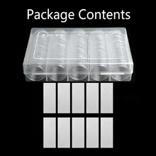 

100100Pcs 17/20/25/27/30mm Gasket Pads Coin Capsule Protect Case Holder Storage Box Commemorative Coin Storage