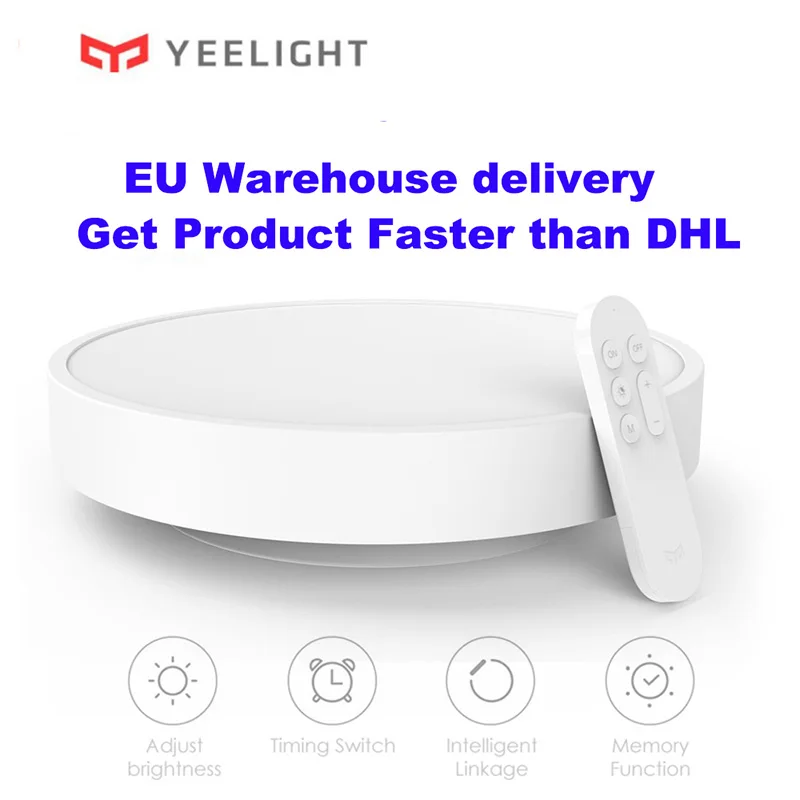  Original Yeelight Smart Ceiling Light Lamp Remote APP WIFI Bluetooth Double Control Smart LED Color - 32933277599