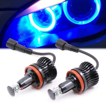 

Parts Angel Eye bulb Car Blue LED Marker Halo For BMW E60 E92 E90 E82 E70