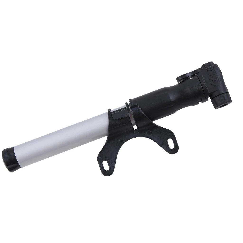 Mini Bike Pump with Frame-Mounted Clamp Fits for Universal Bicycle Bikes, Durable and Lightweight