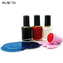 KADS комплект для штамповки дизайн ногтей наклейка трафарет и лак для ногтей и штамп скребок набор маникюрные инструменты набор штамповок для ногтей