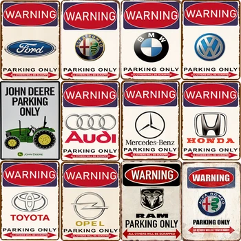 

Parking Only! Metal Parking Sign Warning Signs All Other Will Be Scrapped.